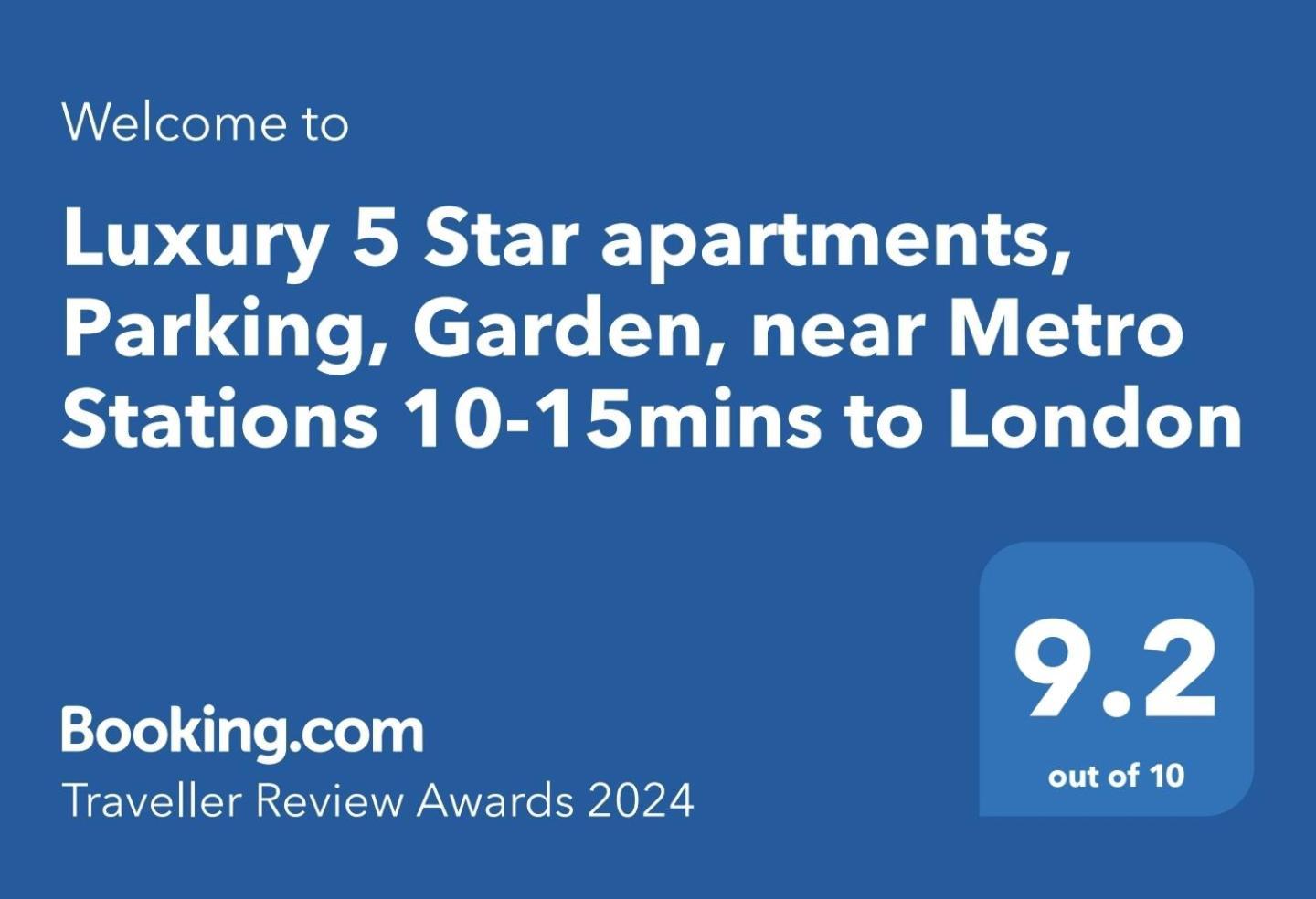Апартаменты Luxury 5 Star Apartments, Parking, Garden, Near Metro Stations 10-15mins To